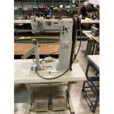 Maquina de coser adler de coser botas triple arrastre
